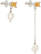 FARIS Silver Gemma Earrings