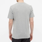 C.P. Company Men's Small Stitch Block Logo T-Shirt in Grey Melange