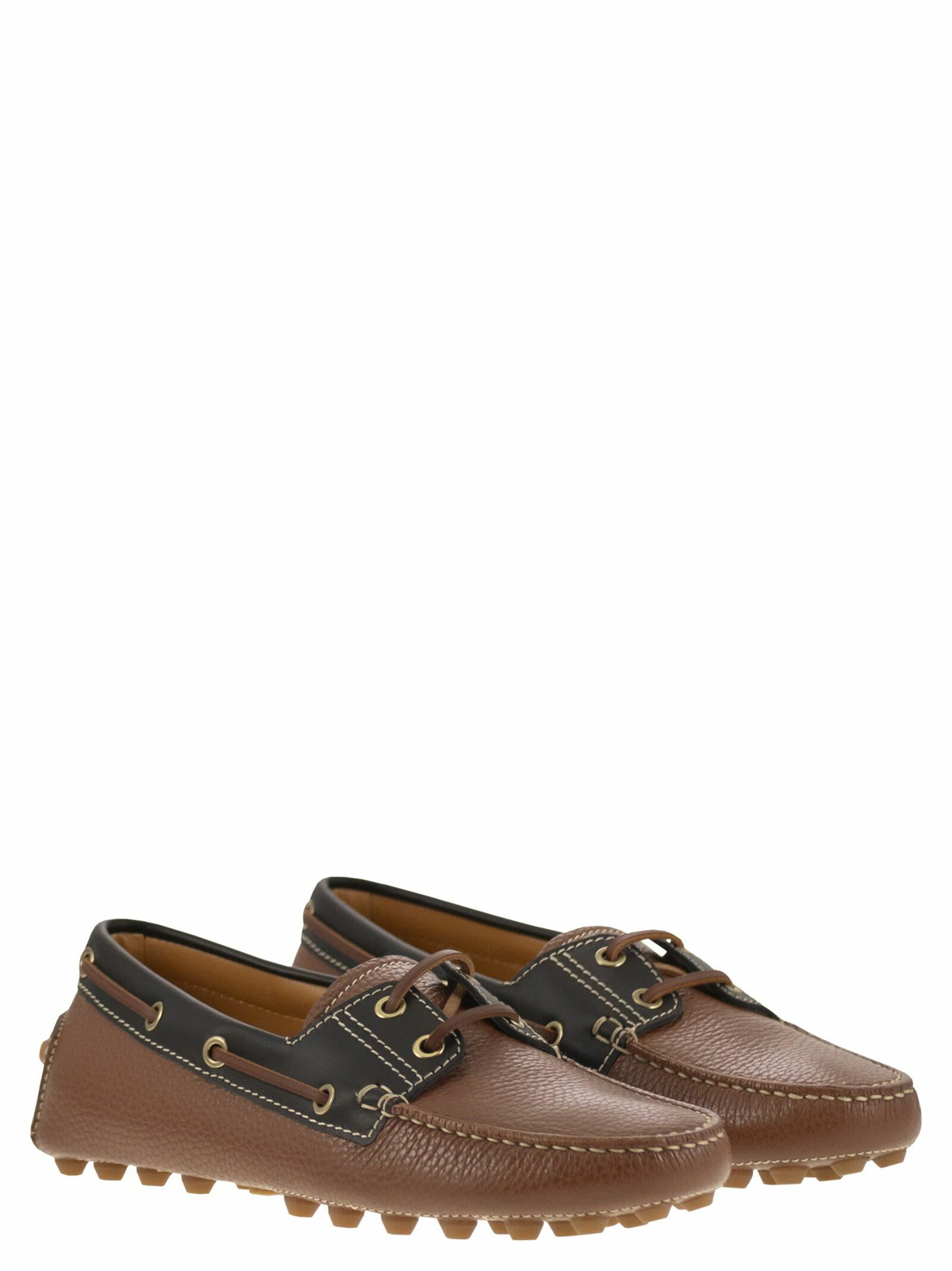 【関税&送料込み】Tod'S Leather Boat Bubble Grommet Tod's Leather Boat Bubble Grommet Tod's