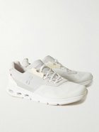 ON - Cloudnova Form Rubber-Trimmed Mesh Running Sneakers - White