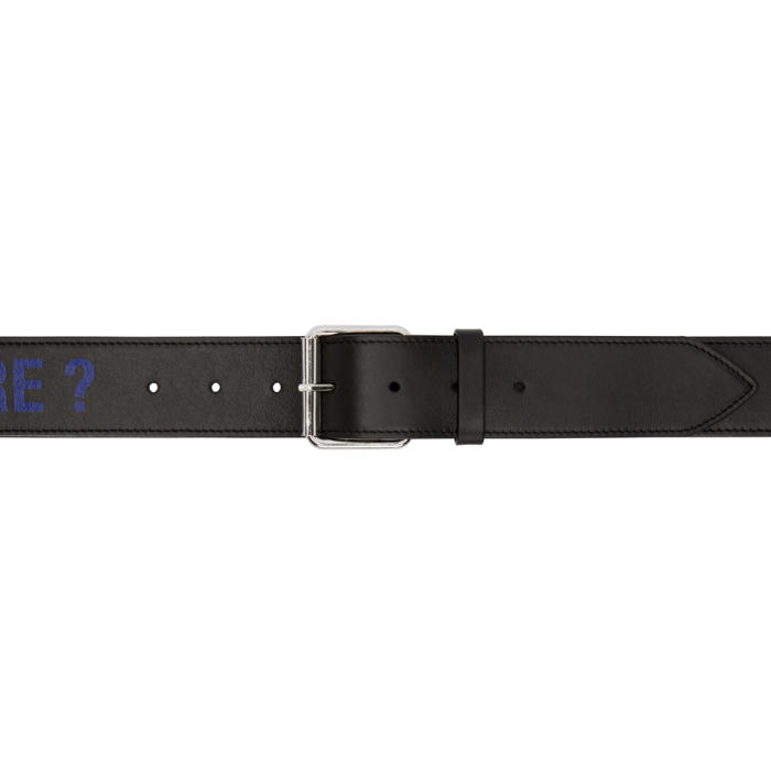 Raf Simons ベルト Raf Simons Black Any Way Out Of This Nightmare Belt adidas x