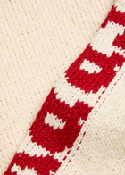 Cherry Los Angeles Logo Cotton-knit Jumper Cream