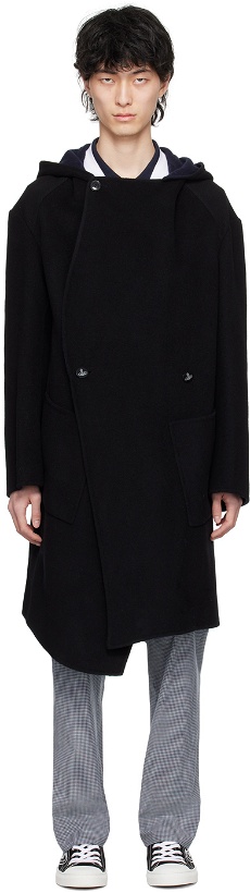 Photo: Vivienne Westwood Black & Navy Double-Breasted Reversible Coat