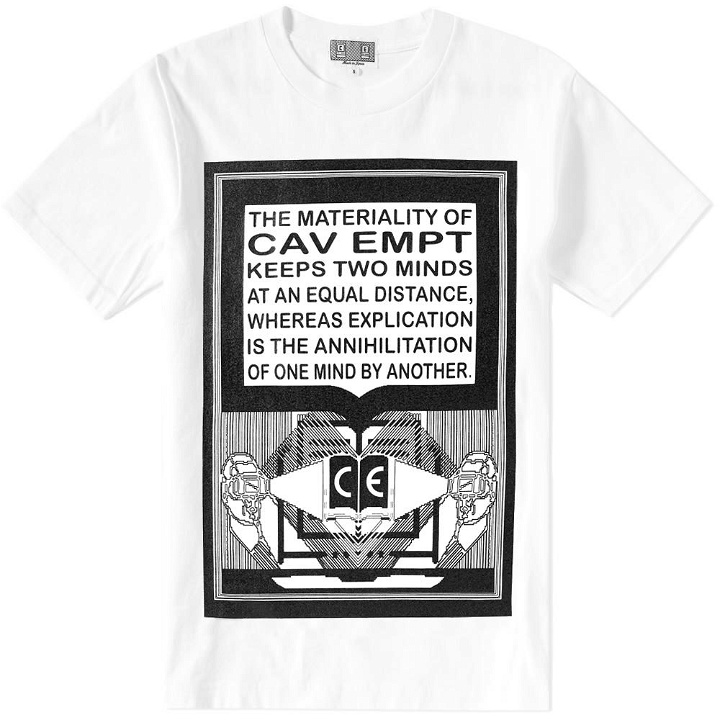 Photo: Cav Empt MD MaterialityTee White