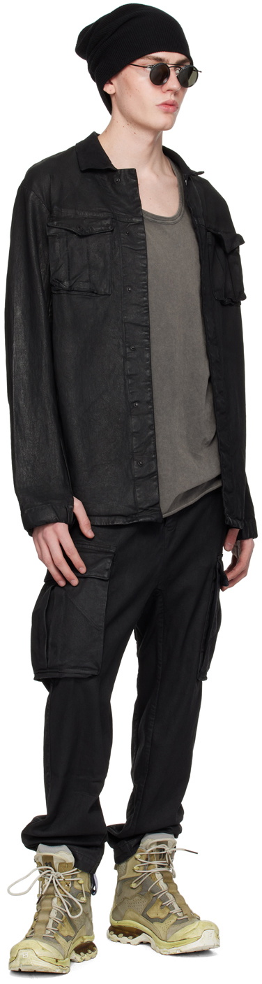 11 by Boris Bidjan Saberi Black S1B Denim Jacket