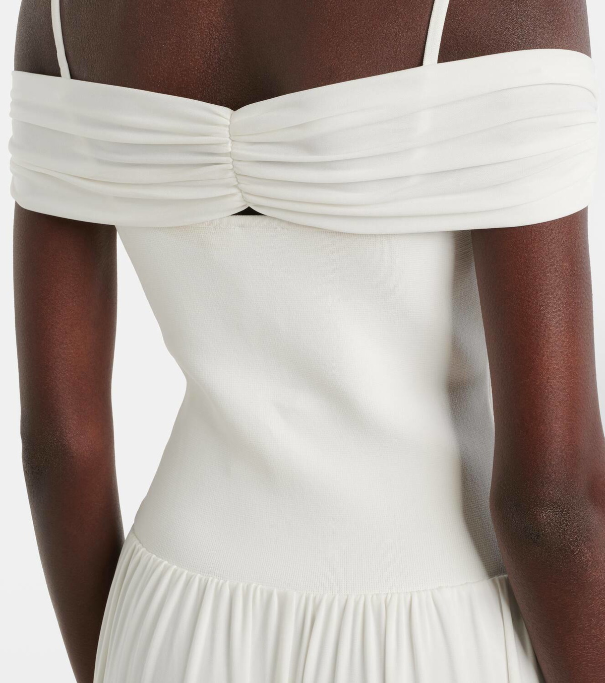 Simkhai Amarantha draped jersey maxi dress Simkhai