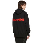 Polythene* Optics Black Logo Vertical Hoodie