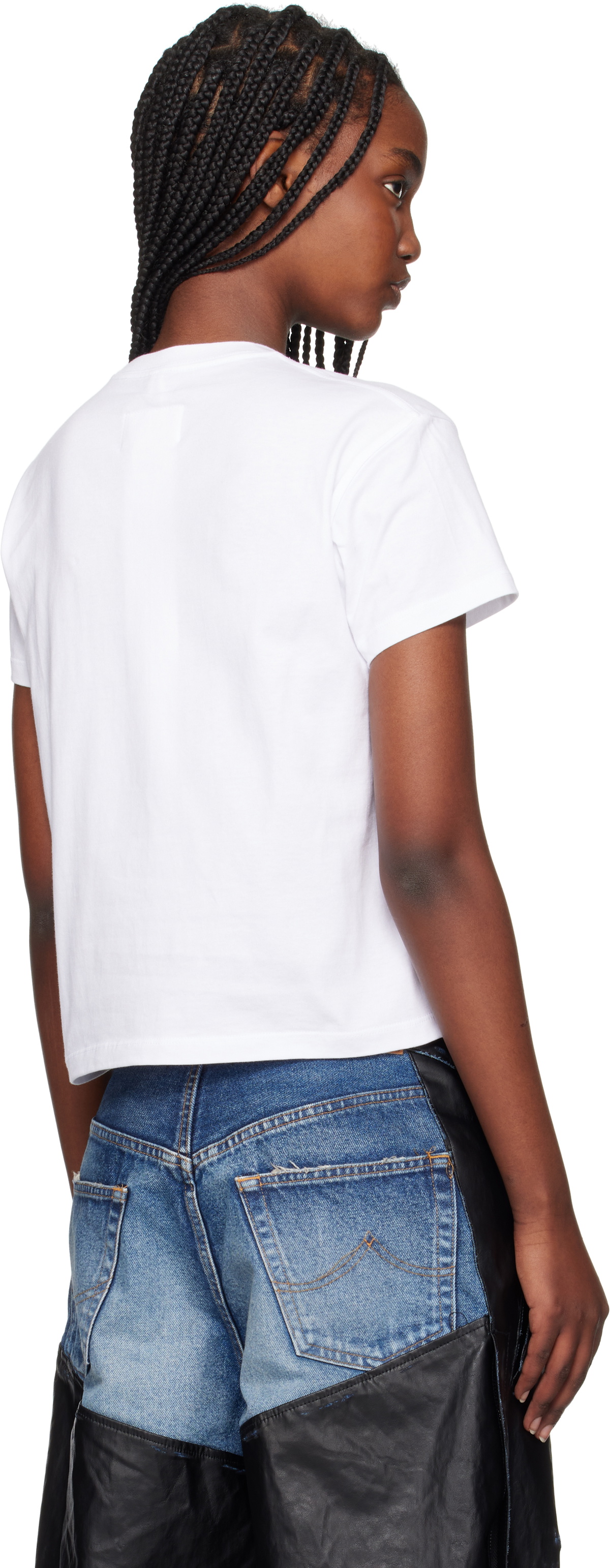 doublet White Cheerleading Bear T-shirt