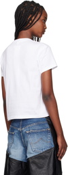 doublet White Cheerleading Bear T-shirt