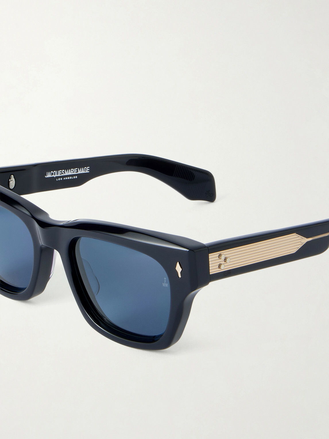 Jacques Marie Mage - Dealan 53 Square-Frame Acetate Sunglasses - Black