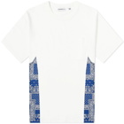 Uniform Bridge Men's Bandana Pocket T-Shirt in Off White