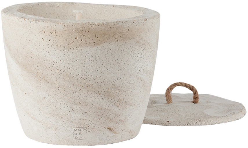 Mon Dada White Outdoor Urban XL Ovale Candle