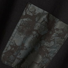 END. x and wander Print Pocket T-Shirt in Black
