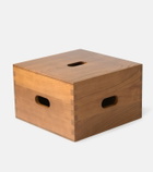 Cassina LC14 Cabanon chestnut stool by Le Corbusier