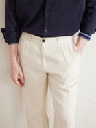 Portuguese Flannel - Straight-Leg Linen Trousers - Neutrals