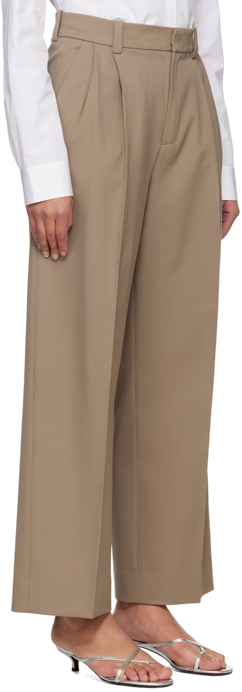 Teurn Studios SSENSE Exclusive Beige Trousers