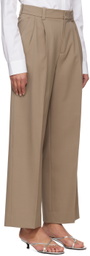Teurn Studios SSENSE Exclusive Beige Trousers