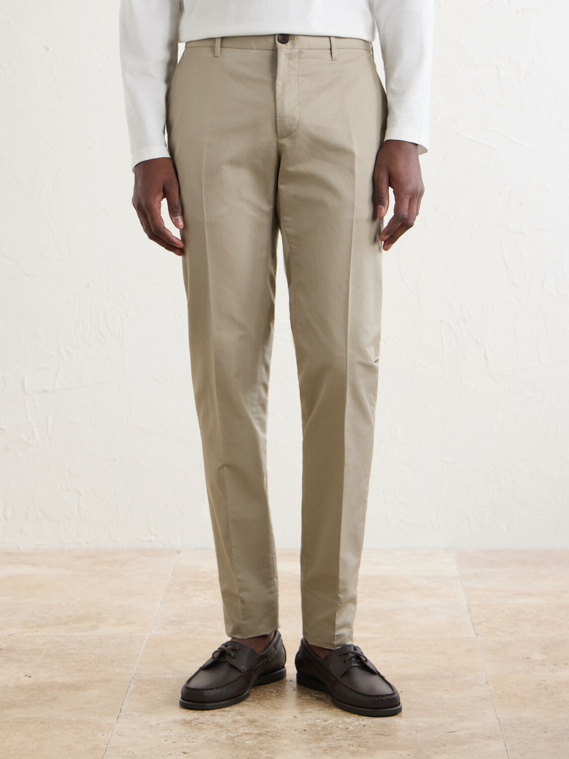 Slowear - Tapered Woven Suit Trousers - Neutrals
