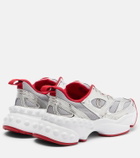 Christian Louboutin So Flo leather-trimmed sneakers