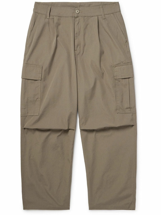 Photo: Carhartt WIP - Cole Straight-Leg Cotton-Twill Cargo Trousers - Brown