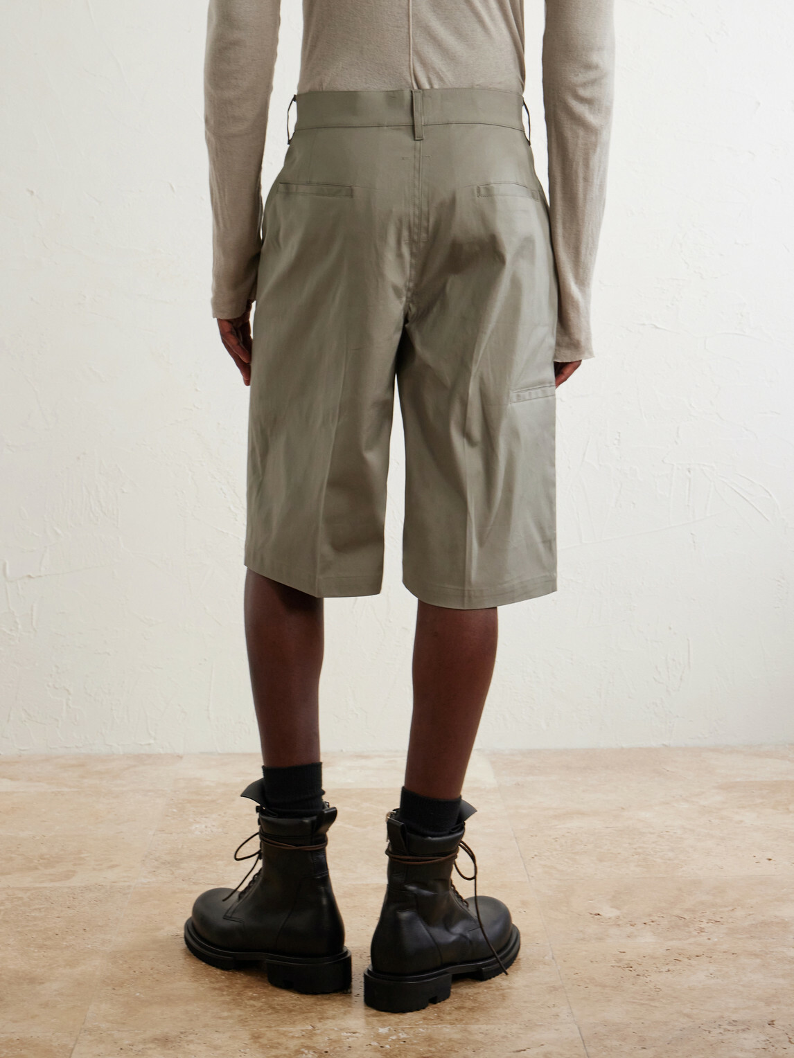 Rick Owens - Straight-Leg Cotton-Blend Canvas Shorts - Gray