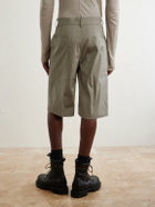 Rick Owens - Straight-Leg Cotton-Blend Canvas Shorts - Gray