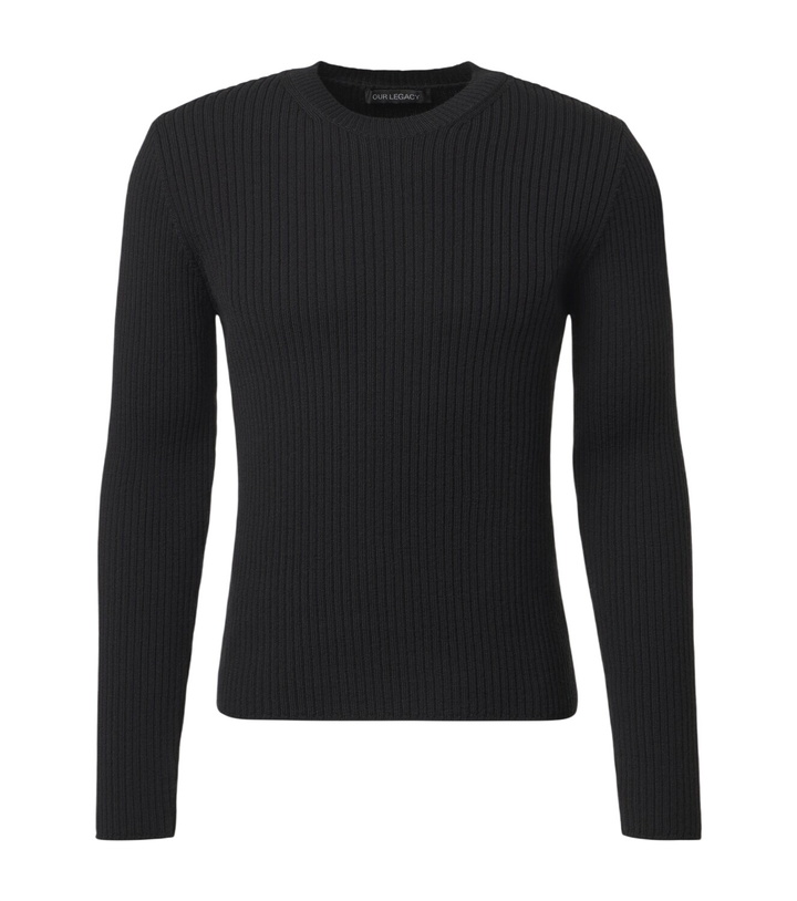 Photo: Our Legacy Compact ribbed-knit wool sweater