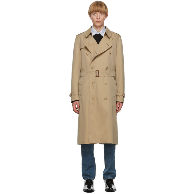 Photo: Burberry Beige Kensington Long Trench Coat