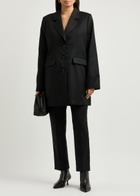 Skall Studio Johanna Straight-leg Wool Trousers Black