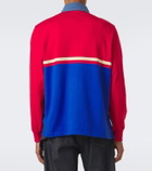 JW Anderson Paneled cotton jersey polo shirt