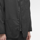 Comme des Garçons Homme Men's Nylon Liner Zip Jacket in Black