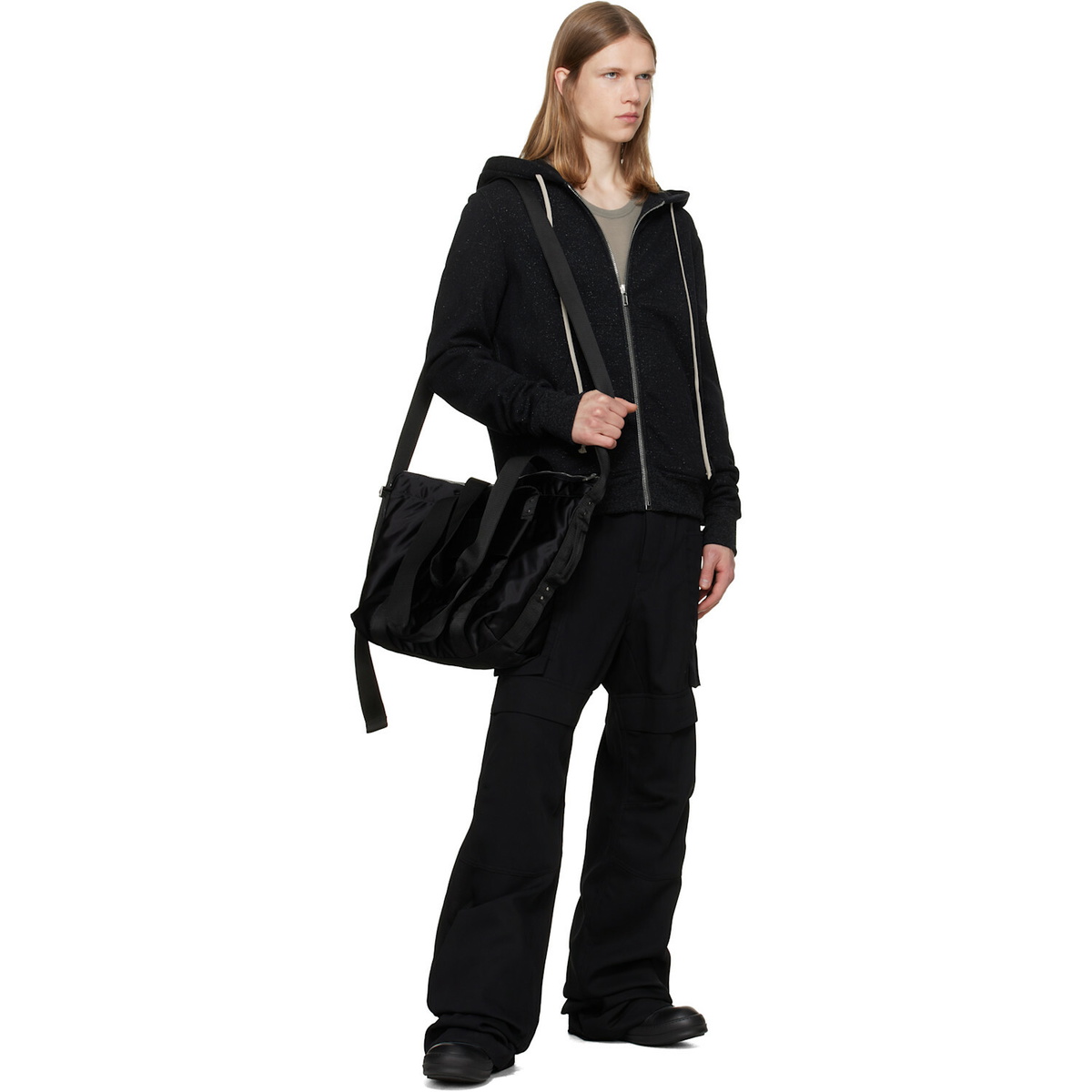 Rick Owens Black Tower Trolley Tote