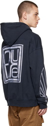 Rhude Navy Graphic Hoodie