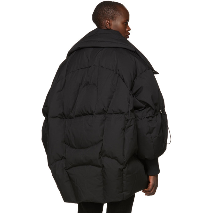 Chen Peng Black Down Bubble Jacket