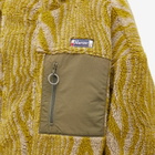 Martine Rose Women's Oversized Fleece Jacket in Green-Beige