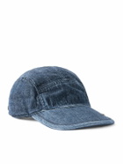 Visvim - Logo-Appliquéd Leather-Trimmed Denim Camp Cap