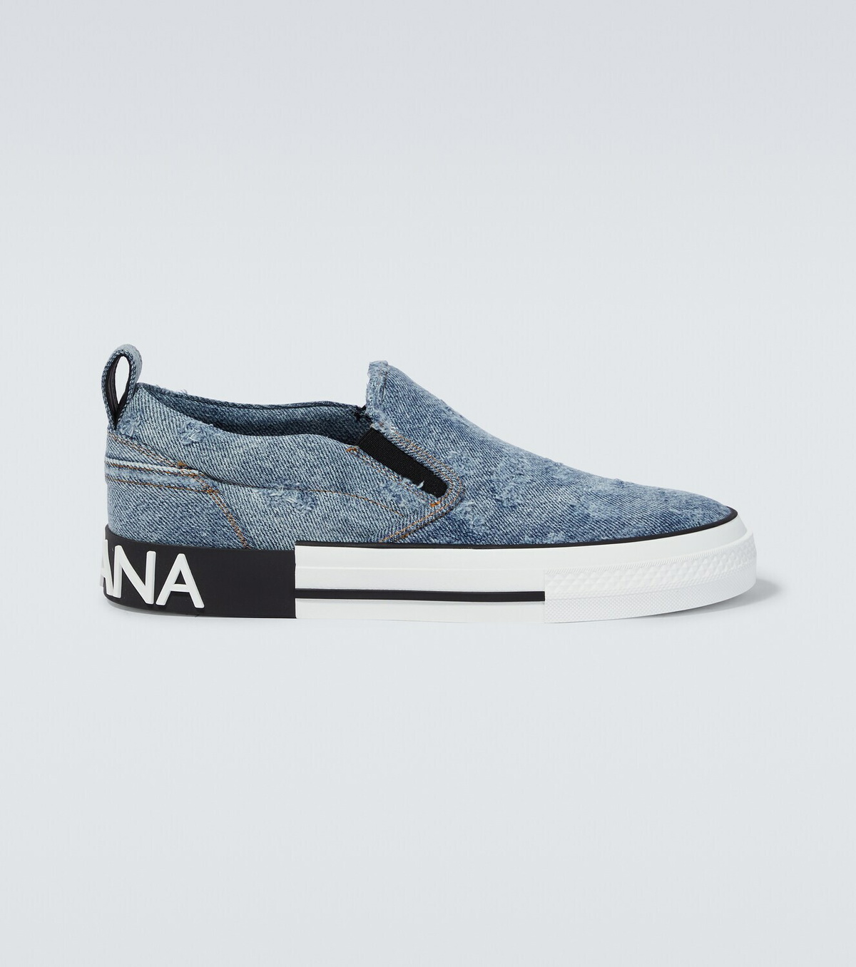 Dolce&Gabbana - 2.Zero denim slip-on sneakers Dolce & Gabbana display picture 1