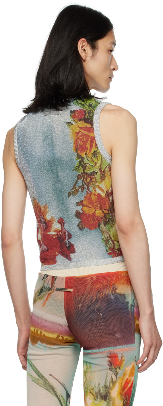 Jean Paul Gaultier Multicolor Flower Tank top Jean Paul Gaultier