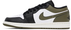 Nike Jordan Khaki & Black Air Jordan 1 Low Sneakers