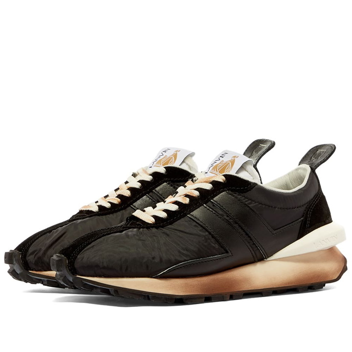 Photo: Lanvin Men's Vintage Running Sneakers in Black