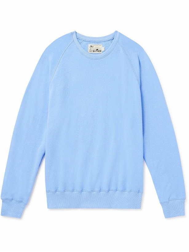 Photo: Bather - Organic Cotton-Jersey Sweatshirt - Blue