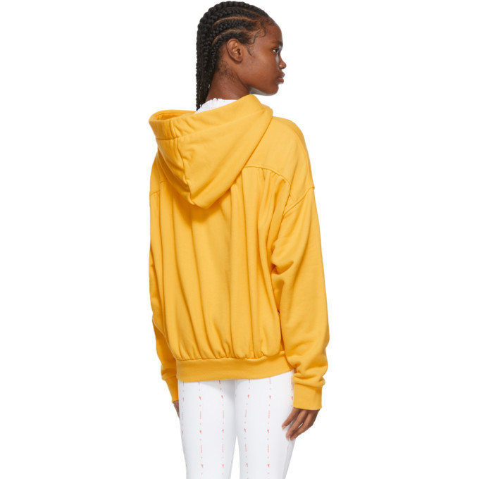 Yellow drawstring cheap hoodie