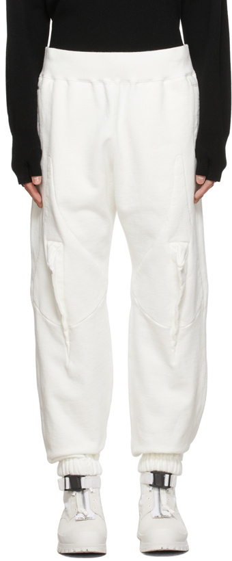 Photo: Undercover White Evangelion Cotton Lounge Pants