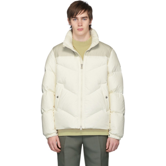 Photo: Woolrich John Rich and Bros White Down Logo Arctic Jacket