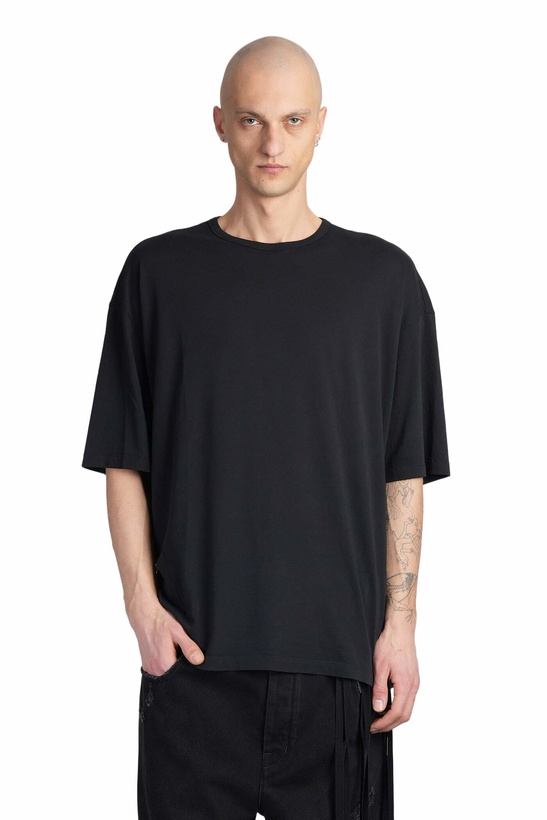 Photo: Ann Demeulemeester Dieter T-shirt In Black Cotton