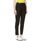 Courreges Black Button Belt Trousers