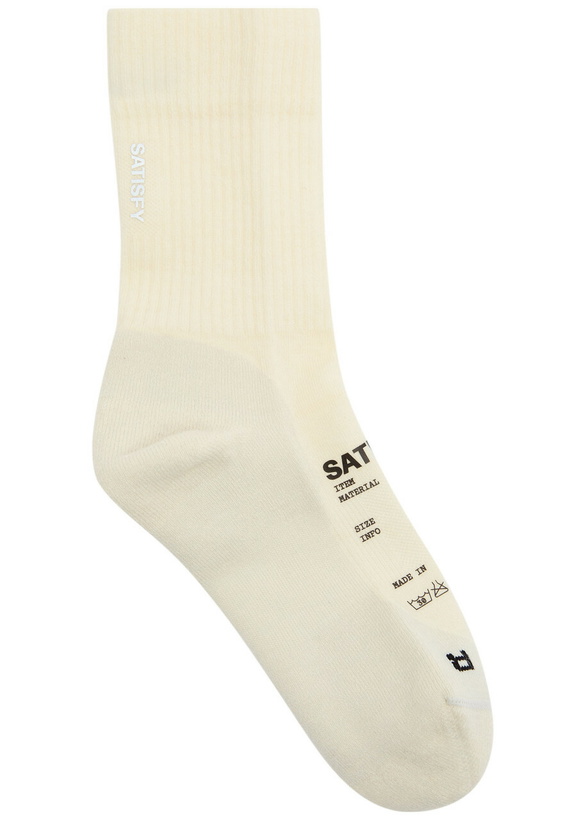 Photo: Satisfy Merino Nylon Tube Socks Off White