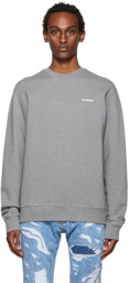 Off-White Gray Wave Diag Sweatshirt