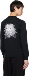 Yohji Yamamoto Black New Era Edition Printed Long Sleeve T-Shirt