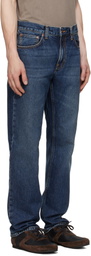 Nudie Jeans Navy Gritty Jackson Jeans